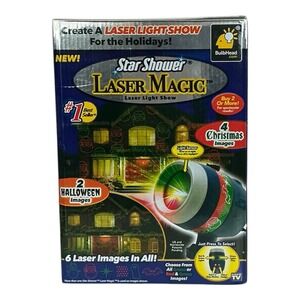 Star Shower Laser Magic Laser Light Show Projector Christmas & Halloween